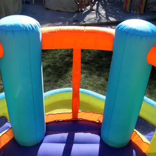Miniatura 7 de Tobogán rígido de agua inflable de Sportspower., Double Slide