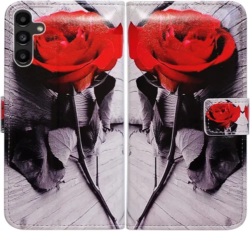 Miniatura 16 de Bcov Funda para Galaxy A13 5G, bonita funda de piel con tapa para teléfono con ranura para tarjetas, soporte para Samsung Galaxy A13 5G 2021 Linda
