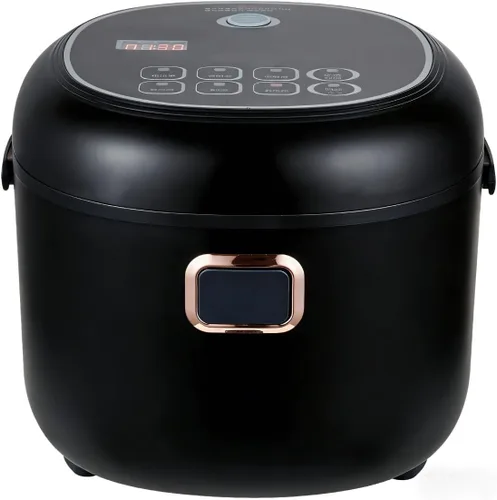 Mini olla arrocera eléctrica de 2 litros, calentador de alimentos de 12 V/24 V, portátil, antiadherente, viaje para automóvil, camión, pequeña olla