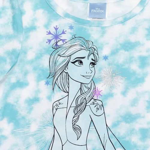 Miniatura 5 de Disney Frozen Princess Anna Elsa Tiana Sally Jack Skellington Girls 2 Pack Tunic Graphic T-Shirts Infant to Big Kid