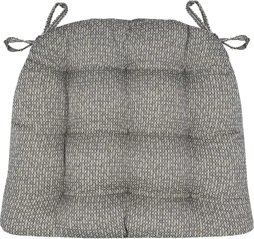 Miniatura 7 de Barnett Home Decor Almohadillas para silla de comedor con lazos - Bethanne Azul Floral Tamaño Mediano 16.5 x 18 - Cojines para silla Windsor
