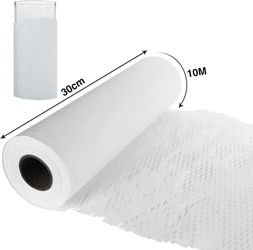 Miniatura 5 de Ready Roll - Papel de embalaje de 12 pulgadas x 33 pies, embalaje perforado, 1 rollo de envoltura de panal de abeja de 3.3 pies para embalaje