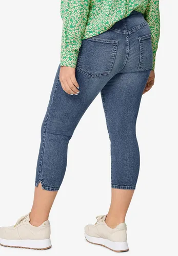 Miniatura 4 de Ellos Capri Denim de 5 bolsillos para mujer talla grande