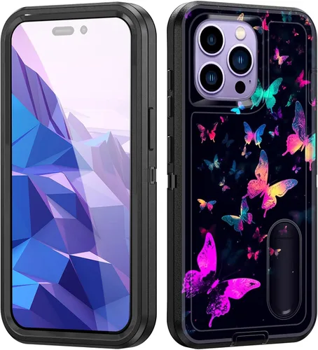 Miniatura 17 de Funda para iPhone Air con soporte integrado, a prueba de golpes, polvo y caídas, 3 capas, grado militar, funda protectora para iPhone Air de 6.5