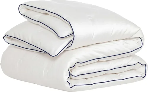Miniatura 8 de Vesta Edredón de Seda para Todas las Estaciones, Colcha e Inserto de Edredón para Personas que Duermen con Calor, Relleno 100% de Seda con Funda