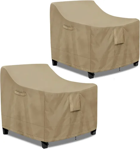 Miniatura 12 de PureFit Fundas para sillas de exterior, impermeables, para muebles de patio, muebles de exterior, con ventilación de aire y asas acolchadas, se