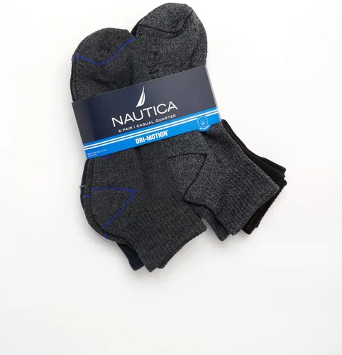 Miniatura 2 de Nautica Calcetines de rendimiento para hombre con comodidad acolchada paquete de 6