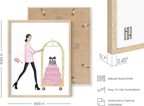 Miniatura 3 de HAUS AND HUES Decoración de pared de maquillaje para habitación de glamour, juego de 4 cuadros de moda para pared, arte de pared con lápiz labial