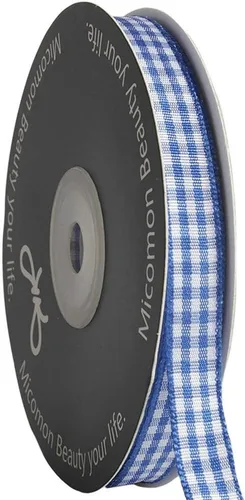 Miniatura 21 de Cinta de cuadros a cuadros vichy marrón 25 yardas cada rollo 100% poliéster (1 pulgada, marrón)
