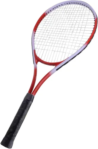 Miniatura 5 de ZJchao Raqueta de tenis, juego de tenis de 27 pulgadas, raqueta de tenis individual para principiantes, juego de entrenamiento de competencia