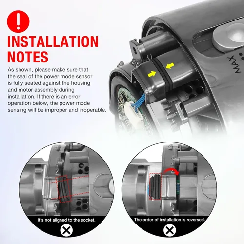 Miniatura 7 de V10 SV12 - Carcasa de montaje de cuerpo principal compatible con aspiradora Dyson V10 SV12, ensamblaje de cuerpo principal, compatible con V10