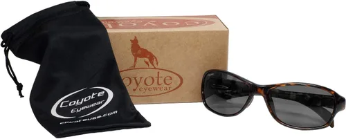 Miniatura 5 de Coyote Eyewear BP-14 - Lentes de sol bifocales polarizados para lectura bifocal, color gris tortuga, para hombre y mujer, envolventes, bifocales