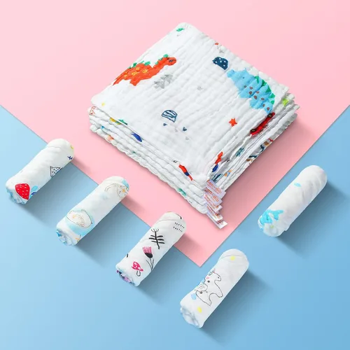 Miniatura 2 de Paños de muselina para bebé, toallas y paños para recién nacidos, artículos esenciales imprescindibles para lavar ropa suave para bebé, paños