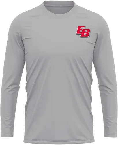 Miniatura 168 de Camisa deportiva de manga larga oficial de la NCAA Collegiate para hombre, con logotipo en el pecho izquierdo, colección Athletic Heather