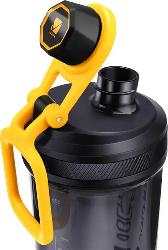 Miniatura 7 de VOLTRX Botella mezcladora, mezclador eléctrico recargable USB C con Gallium, vasos mezcladores para batidos de proteínas y batidos de reemplazo