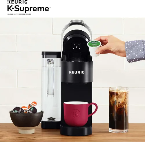 Miniatura 10 de Keurig K-Supreme - Cafetera de cápsulas K-Cup de una sola porción, tecnología MultiStream, 4 tamaños de preparación, depósito extraíble de doble
