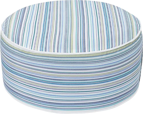 Miniatura 14 de FUNHOME Taburete inflable otomano con asa, reposapiés para todo tipo de clima, asiento de 20 pulgadas de diámetro x 9 pulgadas de alto, taburete