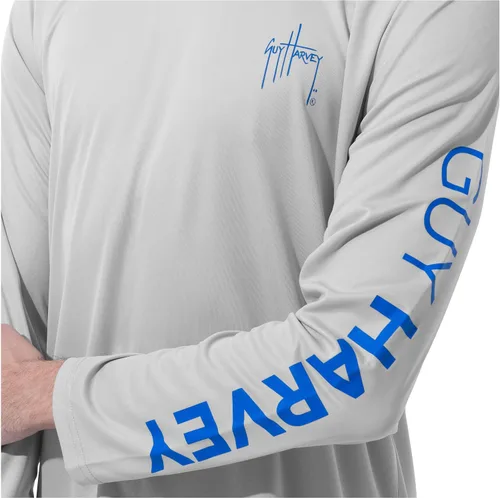 Miniatura 4 de Guy Harvey Camisa de protección solar de rendimiento de manga larga para hombre UPF 50+