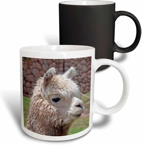 Miniatura 7 de 3dRose Taza de café, tamaño - 11oz - Perú. Alpaca Wildlife, Awana Kancha, Valle de Urubamba - SA17 KWI0128 - Kymri Wilt Wildlife - divertido regalo