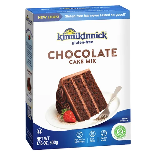 Miniatura 13 de Kinnikinnick - Mezcla de pastel de Angel Food - Mezcla de pastel sin gluten, apta para alérgicos - Cajas de 15.9 onzas - Paquete de 6