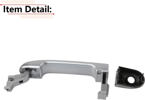 Miniatura 4 de RLB-HILON Manija exterior de puerta compatible con Nissan Versa 2007-2011 y Nissan Tiida 2007-2012, para 82641EL12A N1310130, Manija de puerta