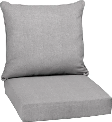 Miniatura 113 de Arden Outdoor Deep Seat Cushion Set, 24 x 24 pulgadas, Cojín para exteriores resistente al clima, a la lluvia y a la decoloración para silla, sofá