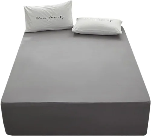 Miniatura 16 de Bedding Sábana bajera ajustable de tamaño Queen, sábana bajera para colchón de 15 pulgadas de profundidad, suave y microfibra, resistente al Rojo