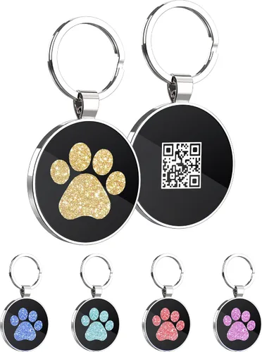 Miniatura 9 de Etiquetas de perro QR personalizadas para mascotas, etiquetas de identificación de código QR, etiquetas de identificación de mascotas inteligentes