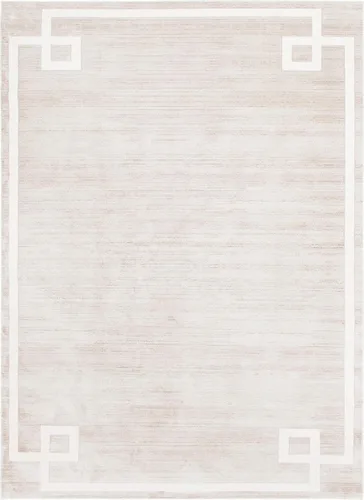 Miniatura 49 de Unique Loom Colección Uptown de Jill Zarin - Alfombra moderna con textura de estilo griego, color beige (1.25 x 1.85 m)