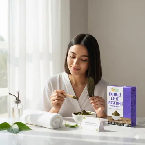 Miniatura 4 de Herbs Botanica Indigo Powder 5.3 oz (150 g) Colorante puro Indigofera Tinctoria para el cabello - Tinte negro natural para cabello y barba