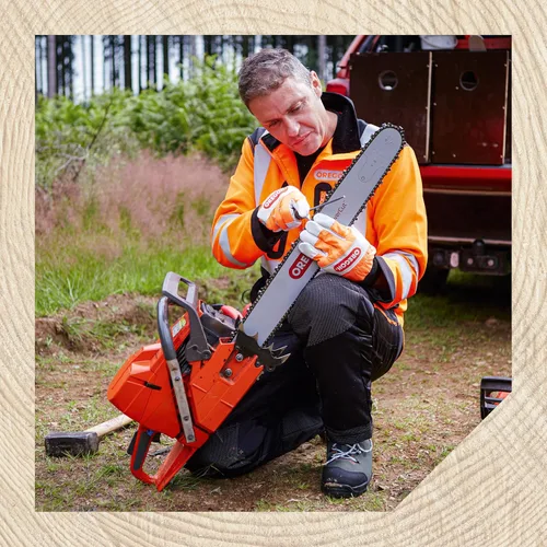 Miniatura 6 de Oregon Filas de afilado de cadena de motosierra redonda profesional de 13/64 pulgadas (0.205 in) para cadenas Stihl de 3/8 pulgadas, .404 pulgadas