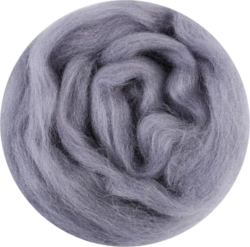 Miniatura 82 de 24 tipos de lana rosa, 4.23 oz (120 g), adecuado para fieltro húmedo y fieltro de aguja de telas hiladas de lana. Un paquete de prueba está Tonos