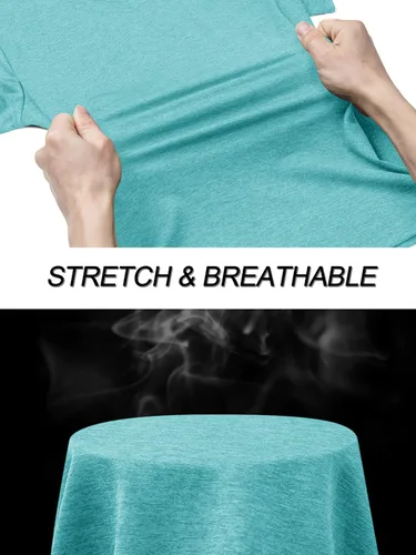 Miniatura 7 de TACVASEN Camisetas de manga corta para mujer, ligeras, de secado rápido, para senderismo, para exteriores