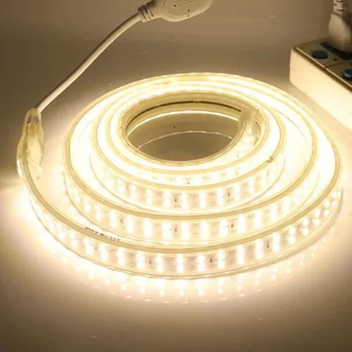 SUYOOULIN Tira de luces LED, 3.3 pies/3.3 ft súper brillante 4000 lúmenes, 2835 180 LEDs/S/M tiras de luz LED, alto voltaje AC110V-130V Waterpoof