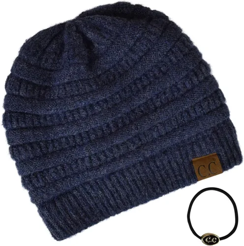 Miniatura 621 de C.C Trendy Warm Chunky Soft Stretch Cable Knit Beanie
