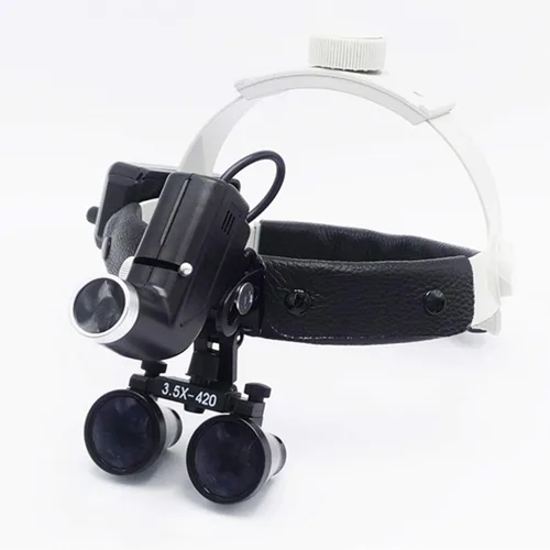 Miniatura 2 de EustomA 5W ajustable diadema LED faro 3.5X binocular lupas específico faro DY-106