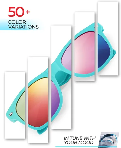 Miniatura 38 de Retro Rewind Lentes de sol para niños y niñas de 3 a 12 años, inastillables, UV400, lentes de sol para niños pequeños