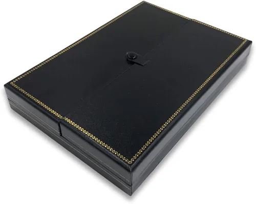 Miniatura 2 de 888 Display USA - Juego de collar y pulsera con anillo y caja de regalo, sin metal