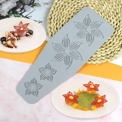 Miniatura 5 de Molde de silicona de hojas huecas para caramelo de chocolate 3D, molde de caramelo de hojas huecas para alimentos, decoración de comidas, molde