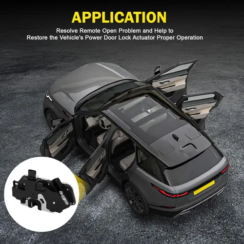 Miniatura 2 de Actuador de pestillo de bloqueo de puerta delantera izquierda lado del conductor compatible con F-150 Lobo Taurus Lincoln Mark LT 9L3Z5421813A