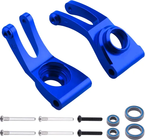 Miniatura 3 de Hobbypark Bujes traseros de aluminio para Arrma 1/10 Granite 4X4, Typhon, Big Rock, Senton, Reemplazo de AR330467, piezas opcionales (azul marino)