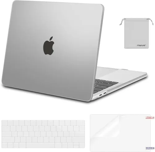 Miniatura 38 de MOSISO - Carcasa rígida de plástico, cubierta de teclado, protector de pantalla y bolsa de almacenamiento para MacBook Pro 13 pulgadas/33 cm Azul