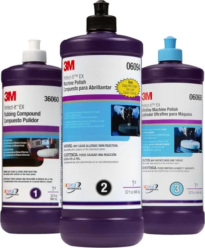 Miniatura 8 de 3M Perfect-It - Pulidor ultrafino para máquina, 06068, 32 onzas líquidas, esmalte de pintura, pulido de calidad profesional automotriz