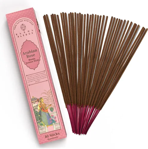 Miniatura 42 de Bakhoor - Varitas de incienso orgánicas sumergidas a mano, 100 varillas con hierbas naturales e ingredientes aromáticos, tiempo de combustión de 45