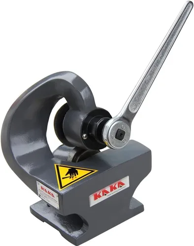 Miniatura 11 de KAKA Industrial Cizalla de chapa sin garganta, cortador de banco manual de calibre 16 MMS-3 para talleres de placas de acero, fabricación