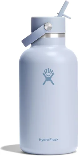 Miniatura 30 de Hydro Flask Botella de agua – Acero inoxidable aislado – Tapa flexible con popote de boca ancha, antiderrames, a prueba de fugas y recargable en 32