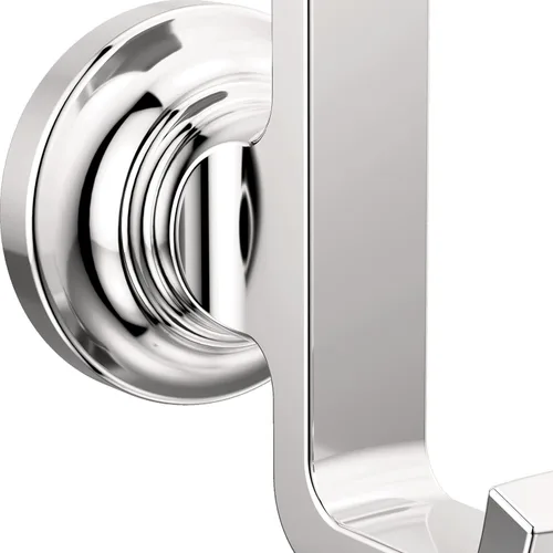 Miniatura 3 de Delta Tetra 78935 - Ganchos para toallas de baño, cromo pulido, doble J, para colgar en la pared para batas y toallas, soporte para toallas de mano