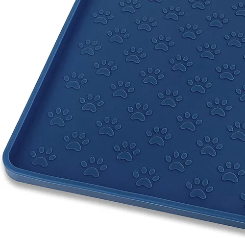Miniatura 35 de Ptlom - Tapete para mascotas para perros y gatos, impermeable de silicona para cuencos de alimentación de mascotas para comida y agua, para perros