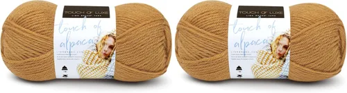Miniatura 7 de Lion Brand Yarn (1 madeja) Hilo Touch of Alpaca, Carmesí