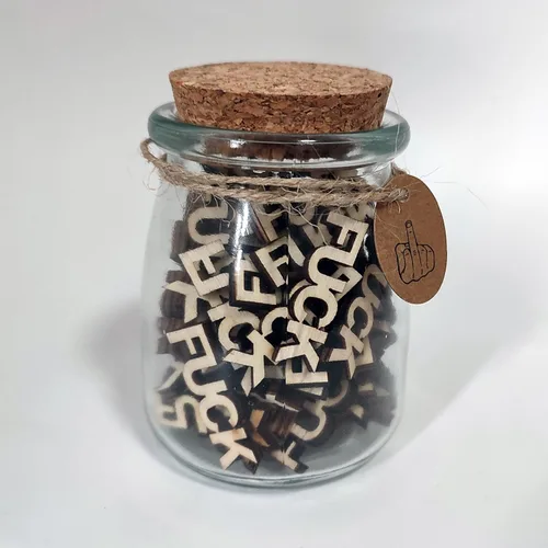 Miniatura 3 de Fuc ks to Give Jar - Regala un regalo de broma en una botella para cumpleaños, Navidad, ocasiones divertidas, amigo o aniversario (7 onzas)